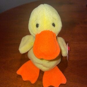 ORIGINAL BEANIE BABY | NAME: QUACKERS THE DUCK